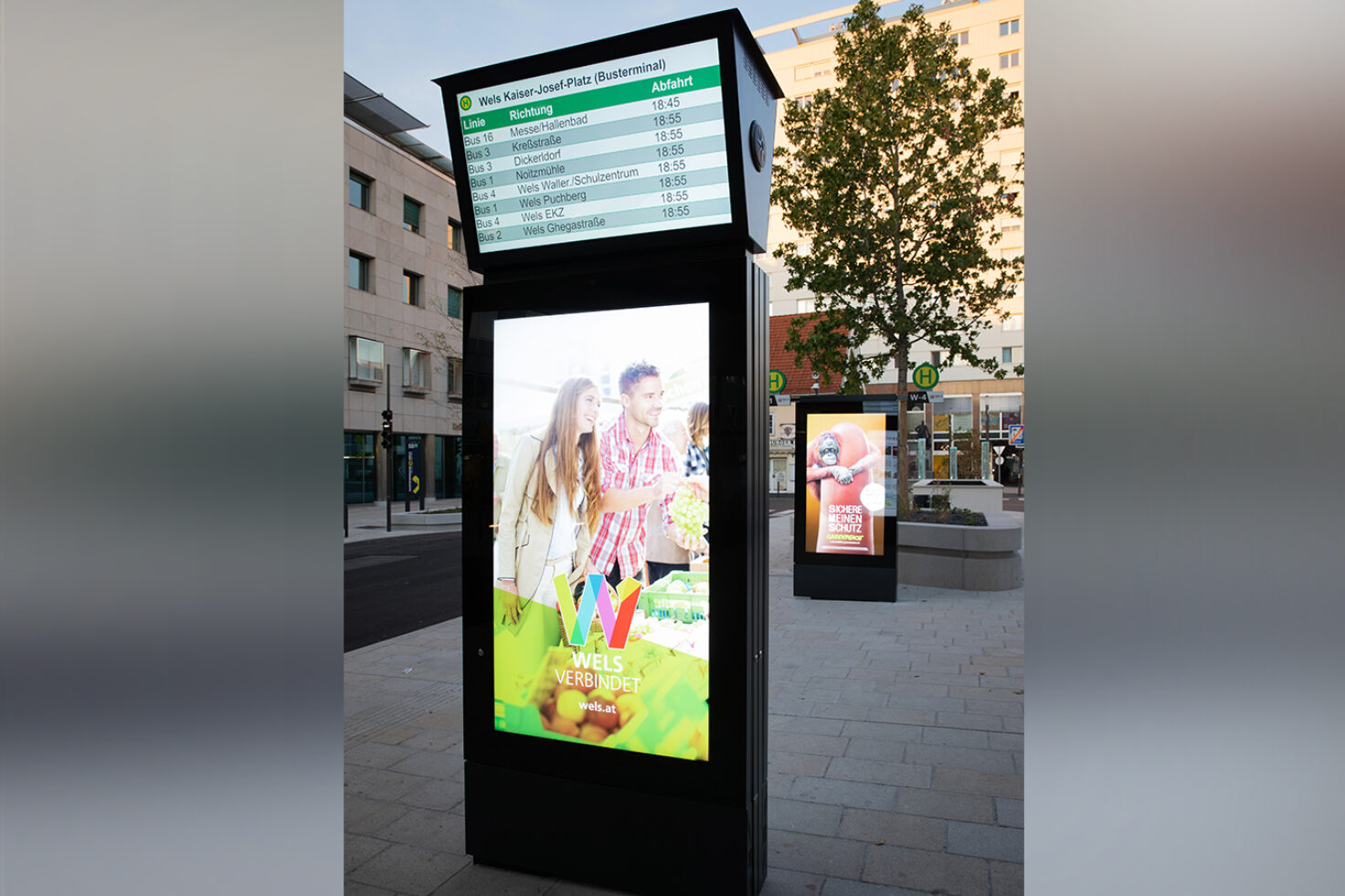MultiPromo KJ Wels mit Busfahrplan