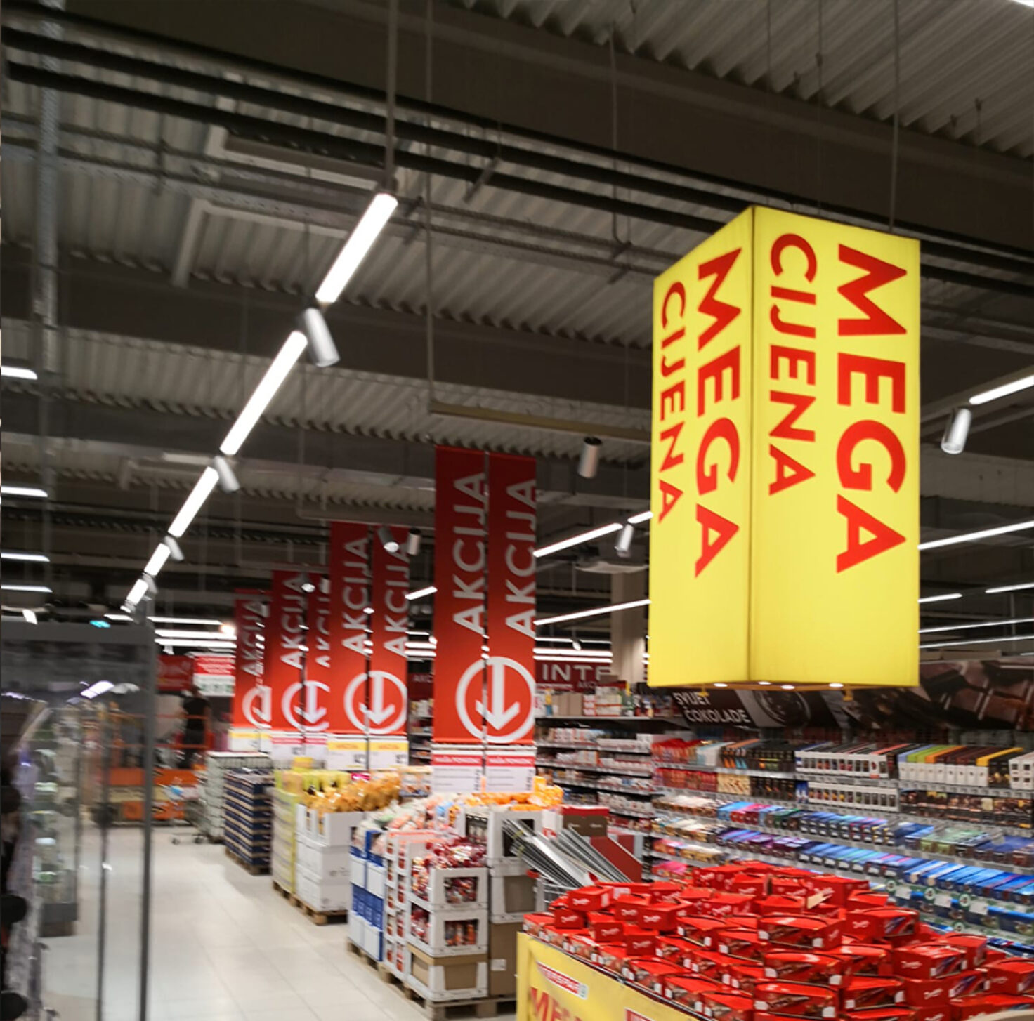 Interspar HR Samobor Deckenhänger Beleuchtet