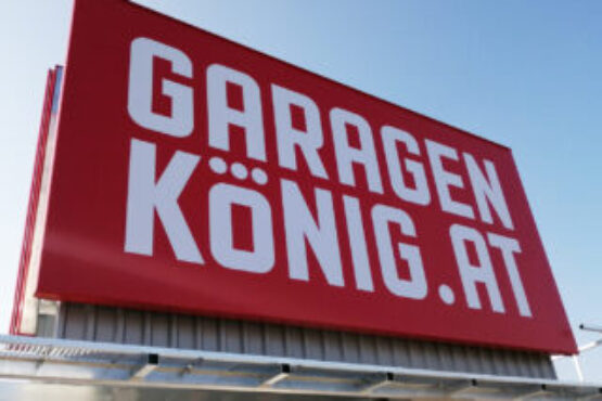 Garagenkönig Turm Leuchtschild