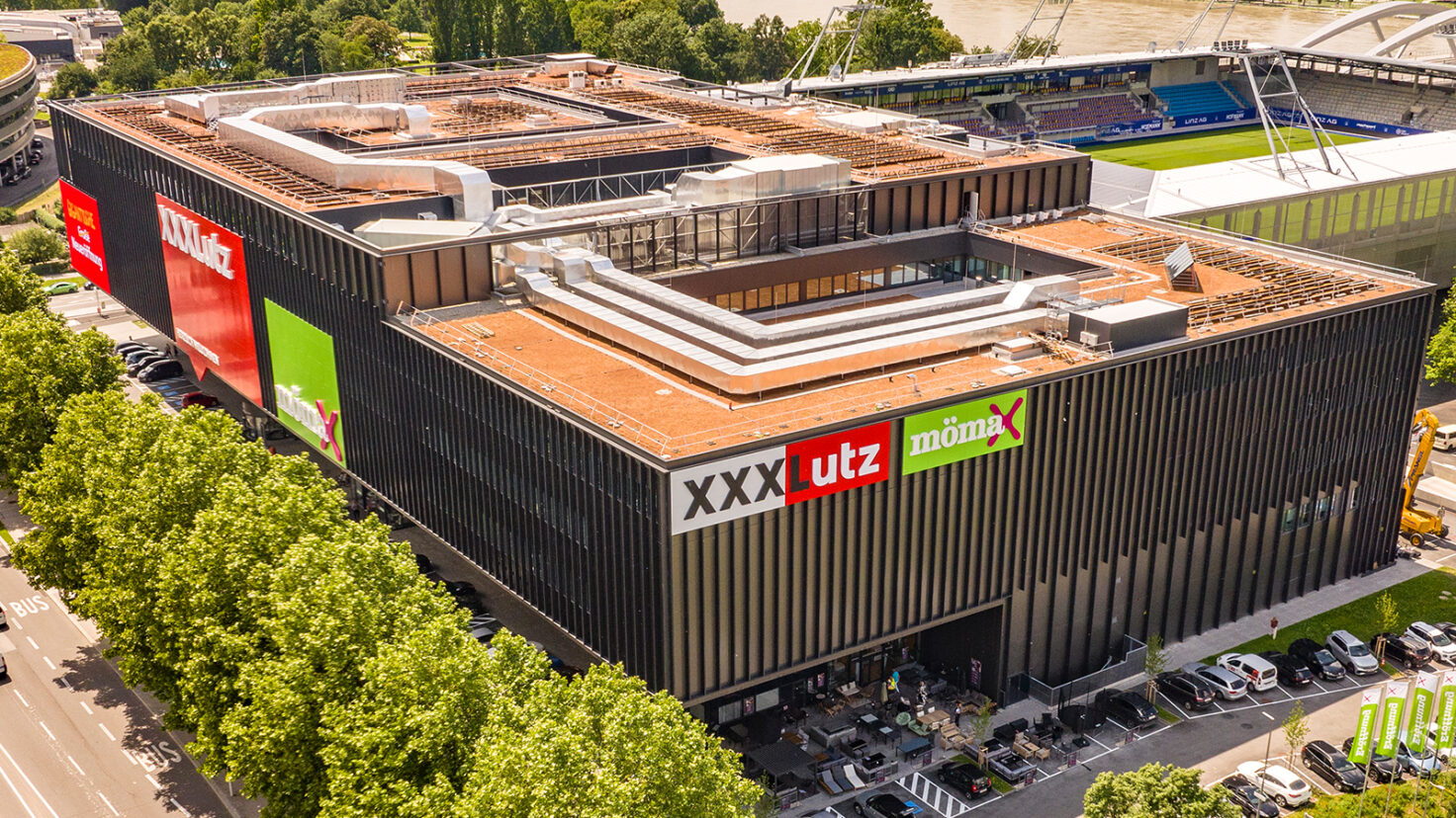 XXXLutz Linz Lutz Luftaufnahme 3