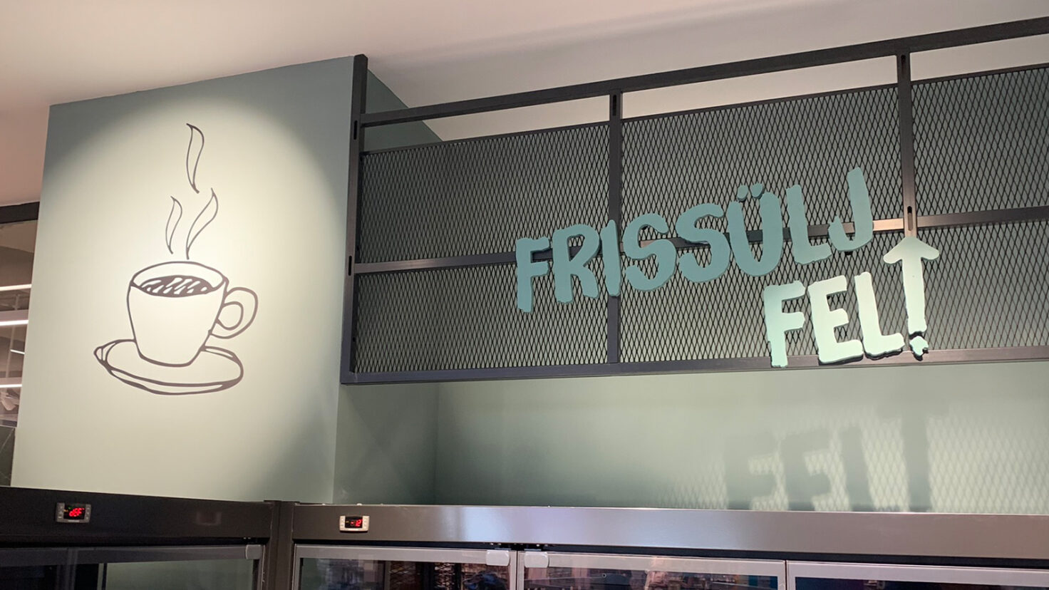 3D Buchstaben Wandgestaltung