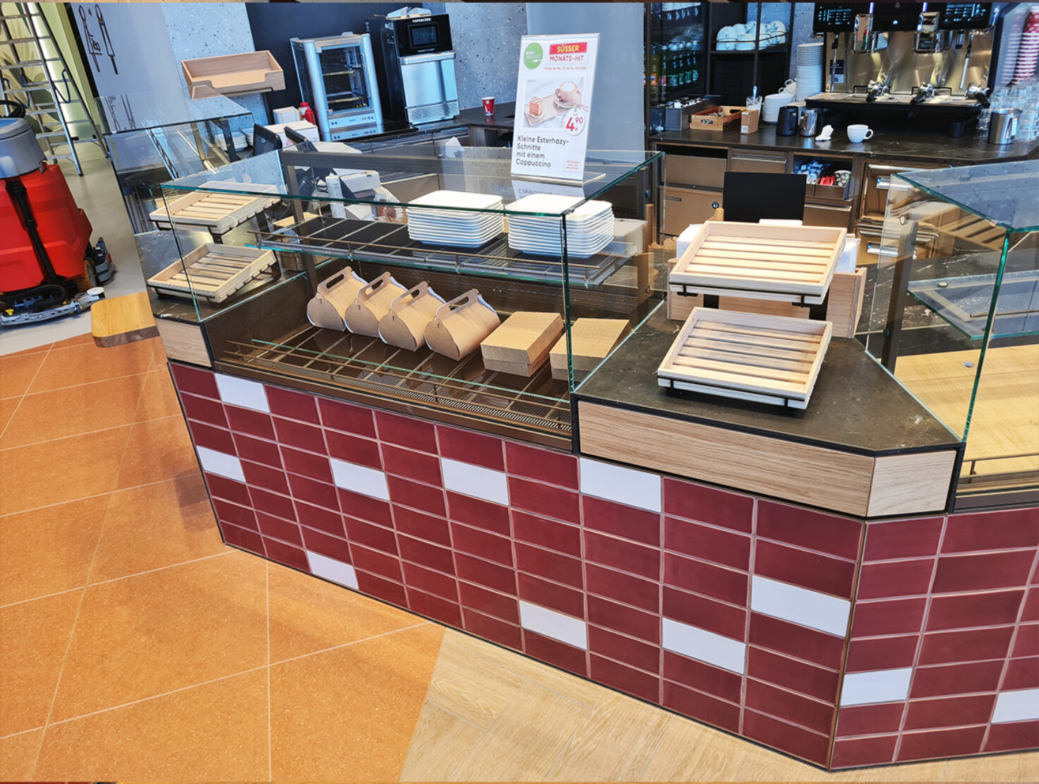 maxi.restaurant Linz Ladenbau Verkaufstheke