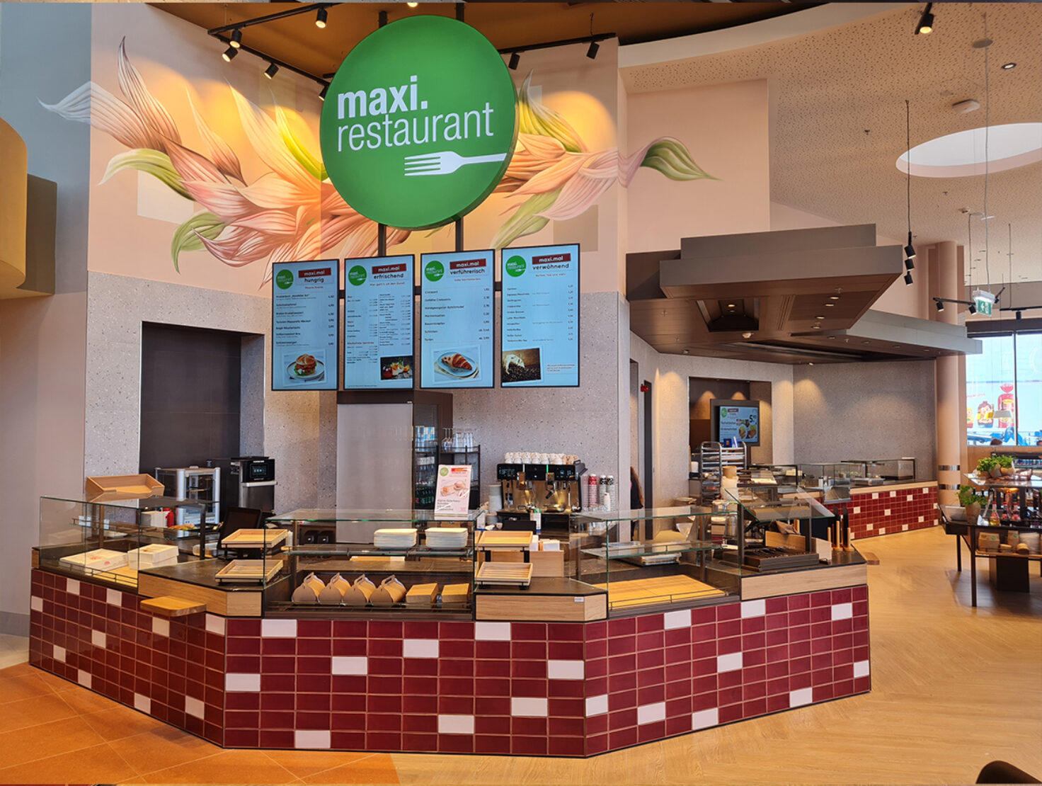 maxi.restaurant Linz Ladenbau Verkaufstheke
