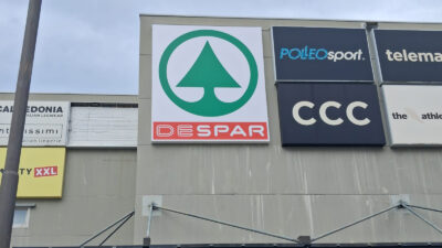 DESPAR Koper Leuchtschrift