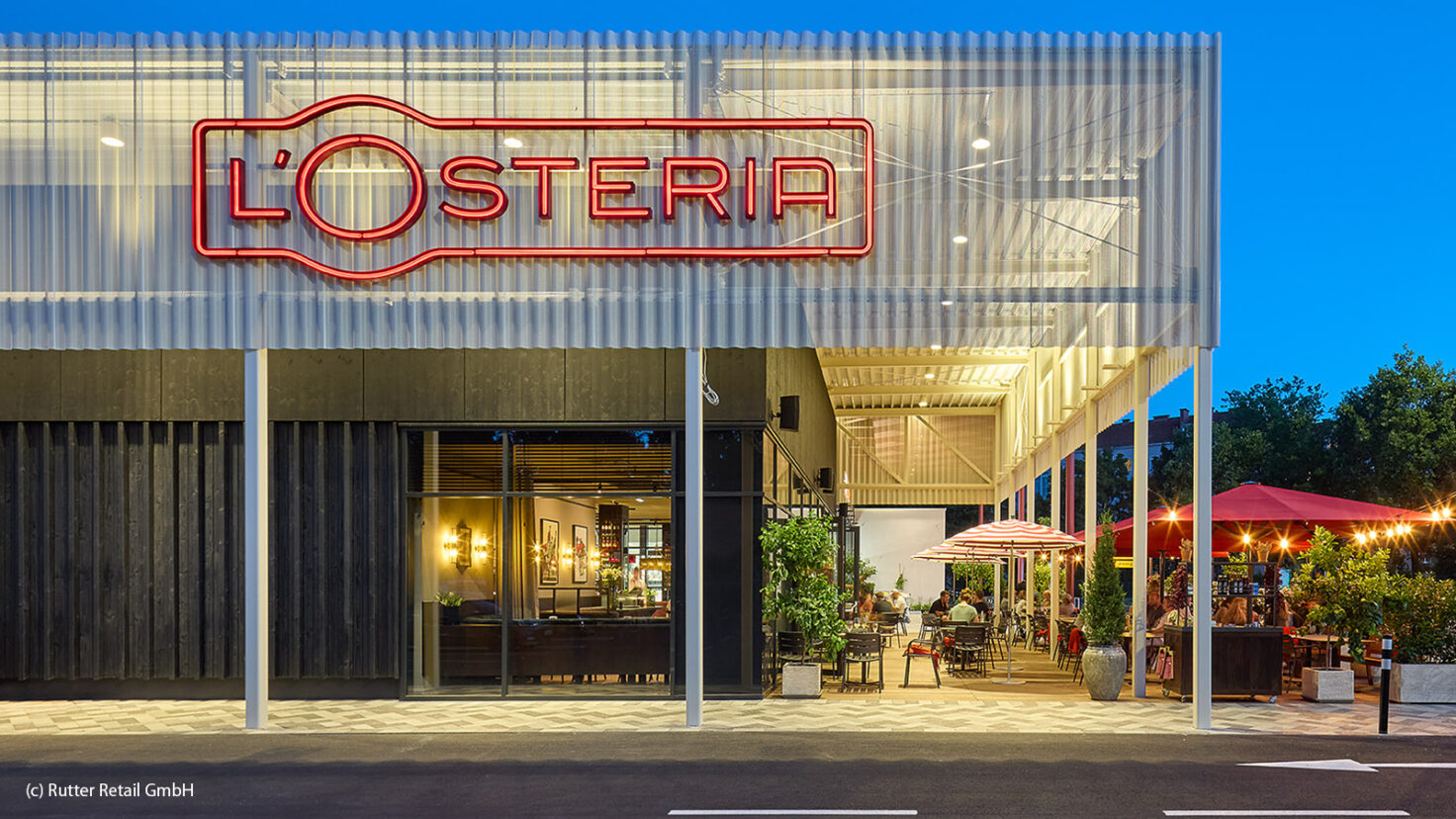 PRO Linz Leuchtschrift Losteria
